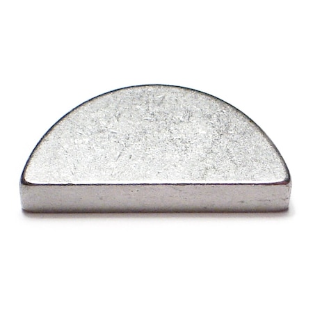 Midwest Fastener Woodruff Key, 8 x 13 mm Key Size, Steel Zinc, 3 PK 32345